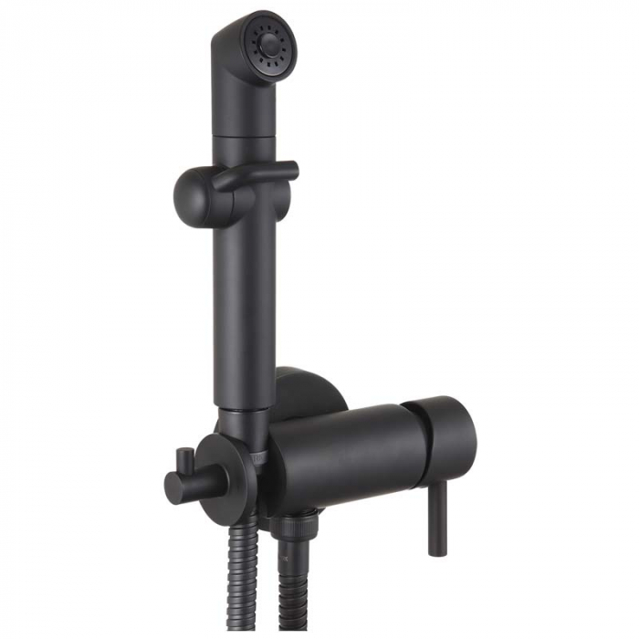 Смеситель для гигиенического душа LeMark SOLO LM7166BL однорукояточный, черный