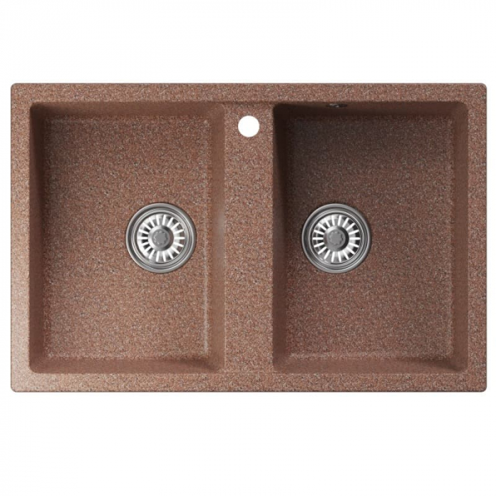 Мойка кухонная композитная MixLine ML-GM23 терракотовая