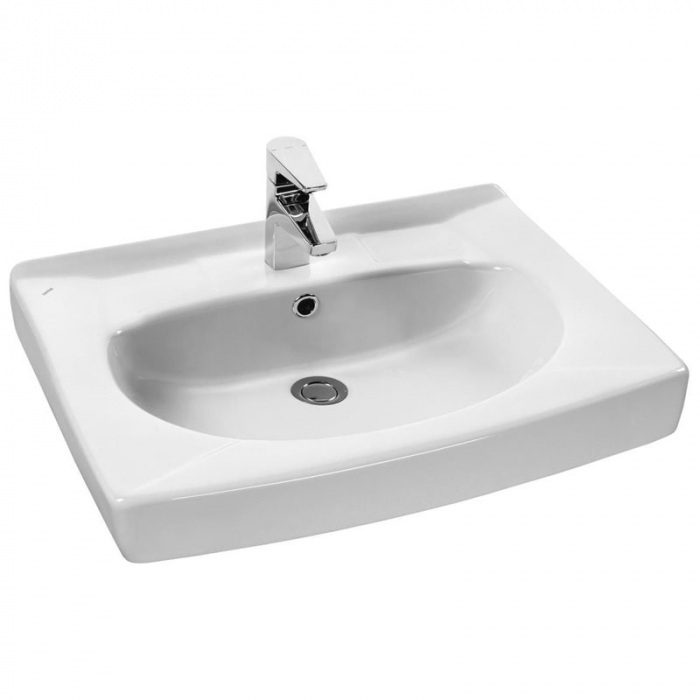 Раковина для установки над стиральной машиной Santek ПИЛОТ 50 с кронштейнами, сифоном