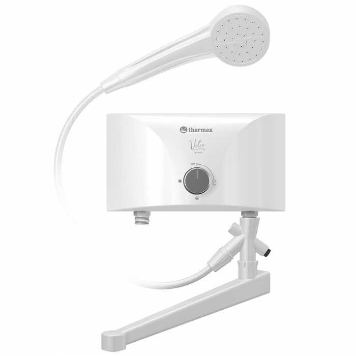 Водонагреватель электрический проточный Thermex VETRO 5500 combi
