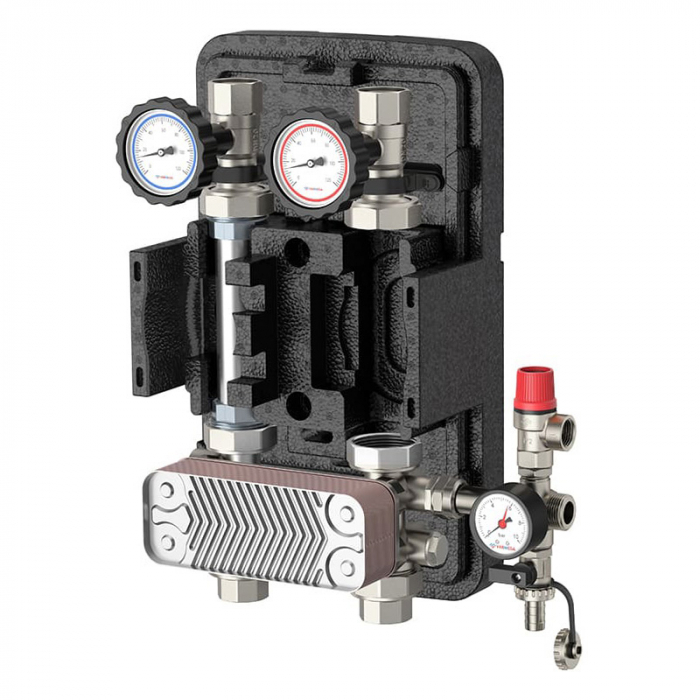 Насосная группа Varmega V-Flow DN25 с теплообменником 20 пластин, нержавеющая сталь