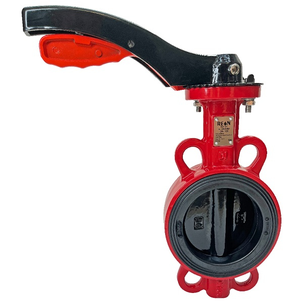 Затвор дисковый поворотный Reon RSV81RED DN 80 PN16 межфланцевый, чугун/чугун/EPDM
