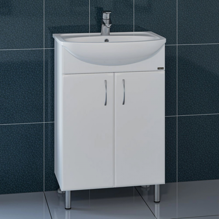 Тумба для раковины Санта Уют-55 напольная (ум. Уют-55) 201087