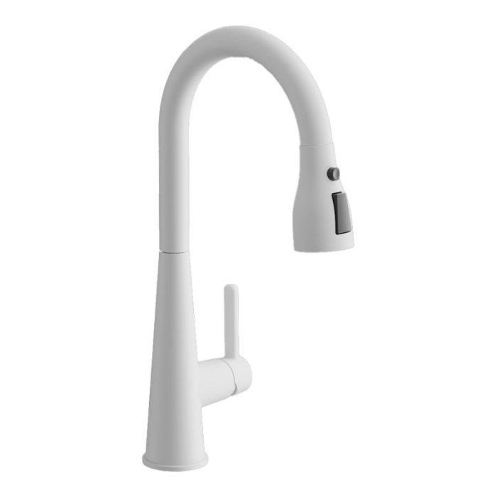 Смеситель для кухни BELZ B74816-8 однорукояточный, белый