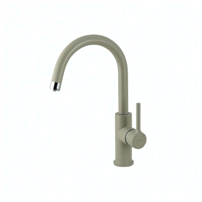 Смеситель для кухни LeMark COMFORT LM3073PGR однорукояточный, с переключателем на фильтр, грей