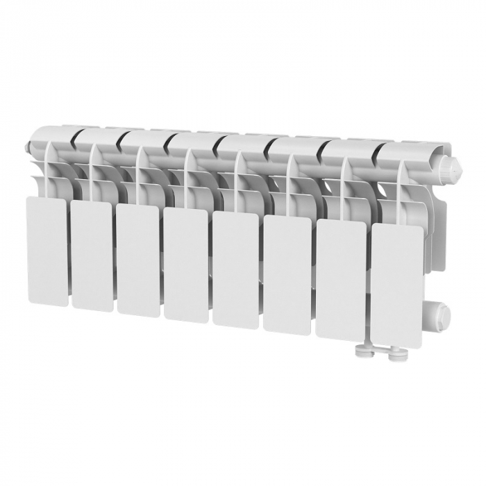 Радиатор биметаллический Oasis PRO N-200/100-08 нижнее подключение