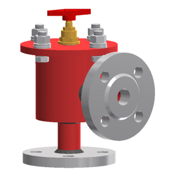 Регулятор температуры обратной воды ТР-ГВ DN25 фланцевый, 45-55 °C