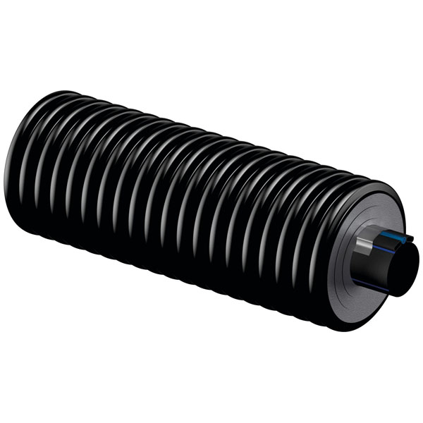Uponor ecoflex supra plus труба с двумя кабелями 2x10вт/m 110x10,0/200 бухта 100м '1c (1095747)