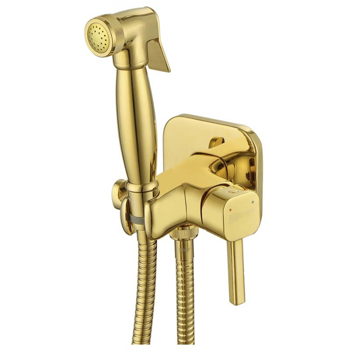 Смеситель для гигиенического душа LeMark SOLO LM7165G однорукояточный, золото