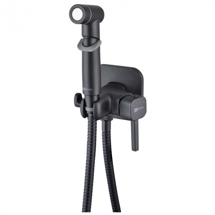 Смеситель для гигиенического душа LeMark SOLO LM7165BL однорукояточный, черный
