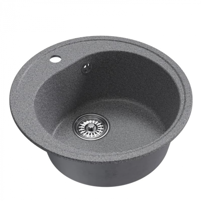 Мойка из искусственного камня MixLine КОМФОРТ МЛ-ГМ11 500/180 темно-серая