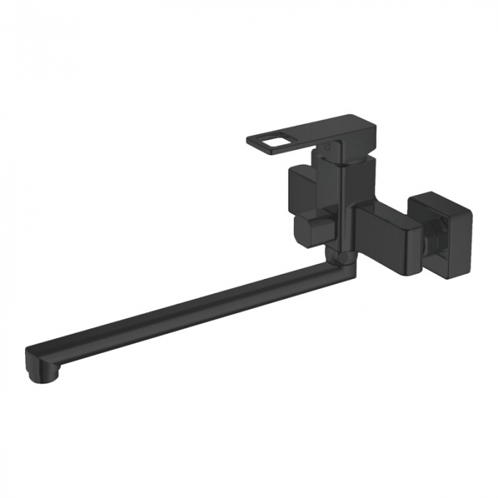 Смеситель для ванны Haiba HB22615-7 однорукояточный, длинный излив, черный