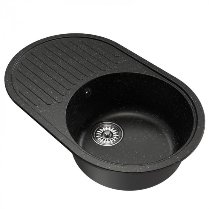 Мойка кухонная композитная MixLine ML-GM16 черная