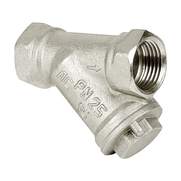 Фильтр для газа Valfex VF.193.LN0 DN20 (3/4") PN25 в-в, латунь, никелированный