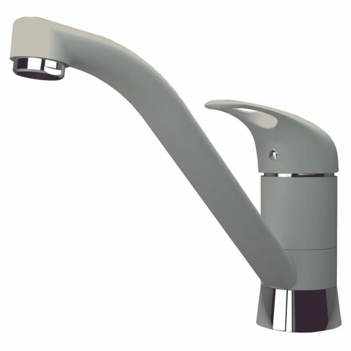 Смеситель для кухни Flortek ГАММА FL однорукояточный, грей