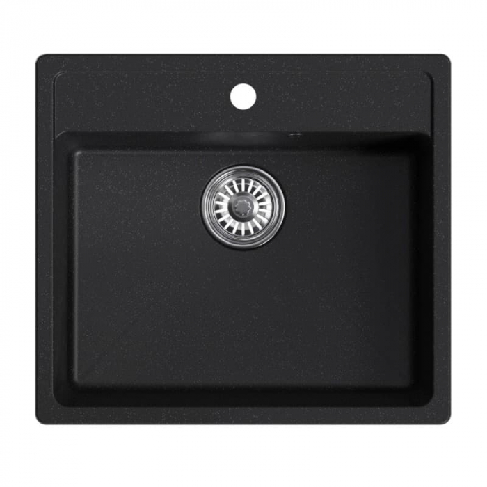 Мойка кухонная композитная MixLine ML-GM15 ультра-черная
