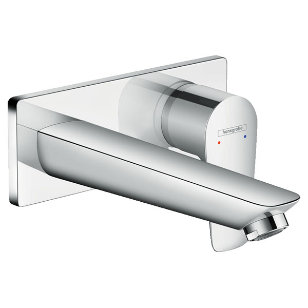 Смеситель для раковины Hansgrohe Talis E однорукояточный, скрытый настенный монтаж, с изливом 165, хром (71732000)