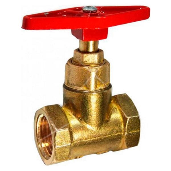 Клапан запорный латунный муфтовый 15Б1п DN25 (1") РN16