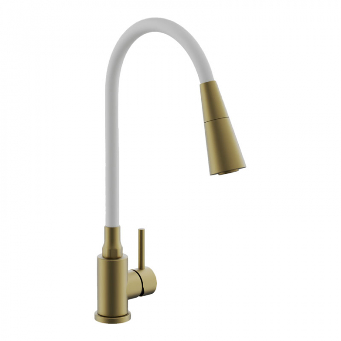 Смеситель для кухни BELZ B74810-5 однорукояточный, золото