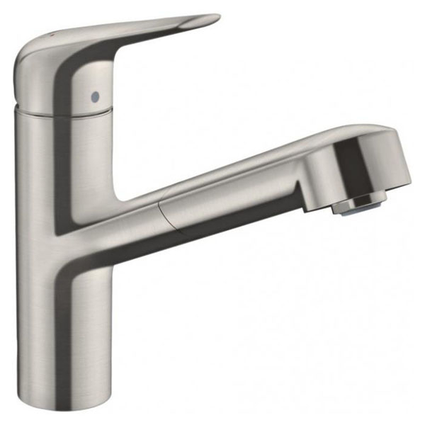 Смеситель для кухни Hansgrohe Focus M42 однорукояточный, сталь (71814800)