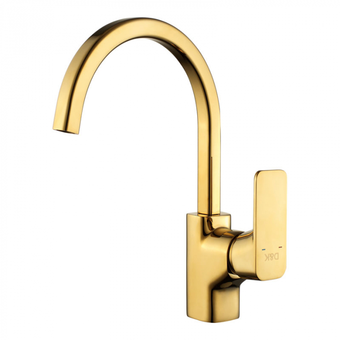 Смеситель для кухни D&amp;K Berlin.Touro однорукояточный, золото DA1432403
