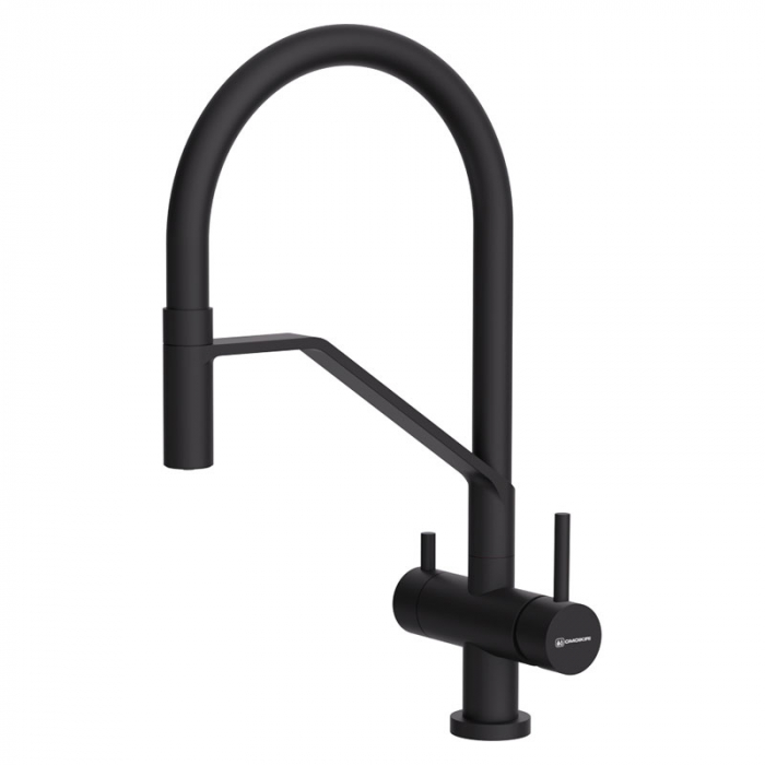 Смеситель для кухни Omoikiri AKENO-GB-BL латунь/графит/черный