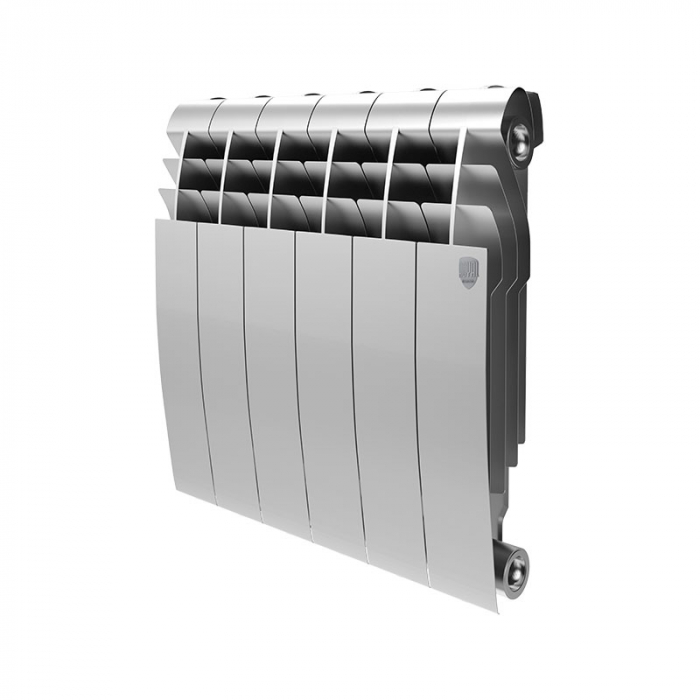 Радиатор биметаллический Royal Thermo BILINER 350-10 Silver Satin