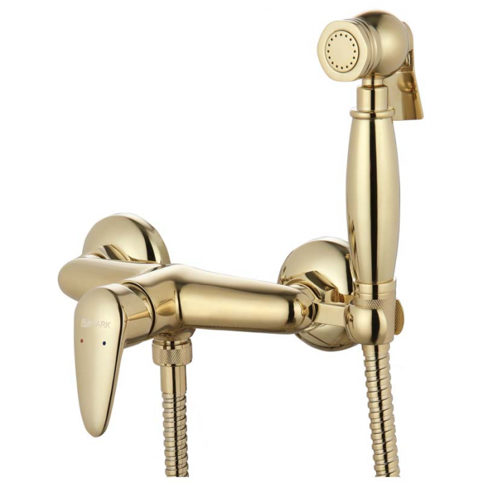 Смеситель для гигиенического душа LeMark PRAMEN LM3318G однорукояточный, золото