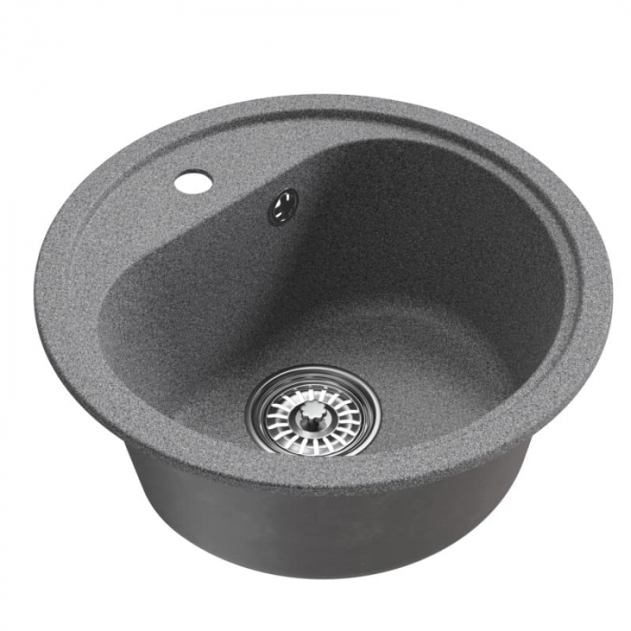 Мойка кухонная композитная MixLine ML-GM10 темно-серая