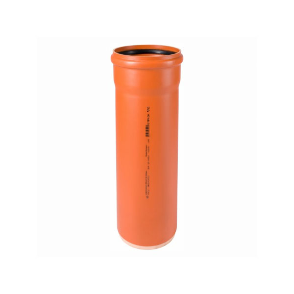 Труба канализационная НПВХ (НК) 160×3000 SN8 Ostendorf