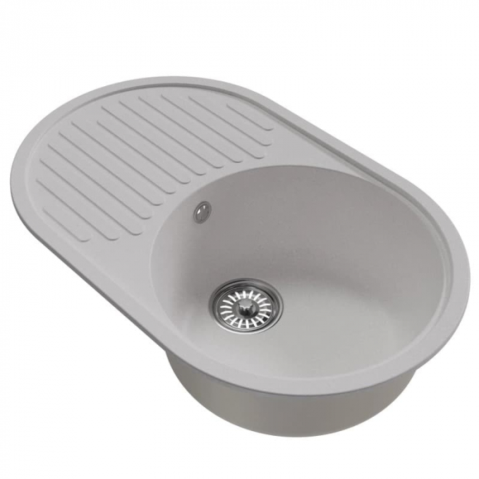 Мойка кухонная композитная MixLine ML-GM16 ультра-белая