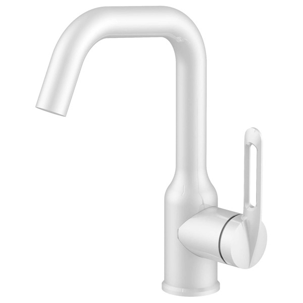 Смеситель для раковины Haiba HB10825-8 однорукояточный, белый