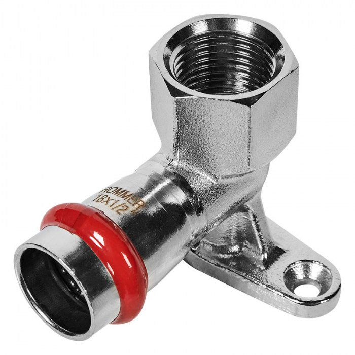 Водорозетка раструбная с ВР 18x1/2" Rommer