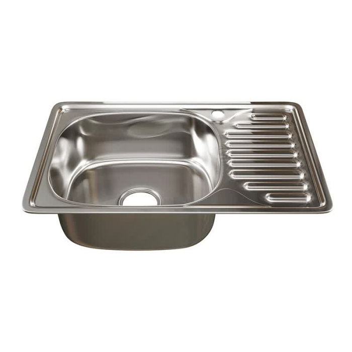 Мойка кухонная врезная MixLine 660x420/160-0,6 L нержавеющая сталь