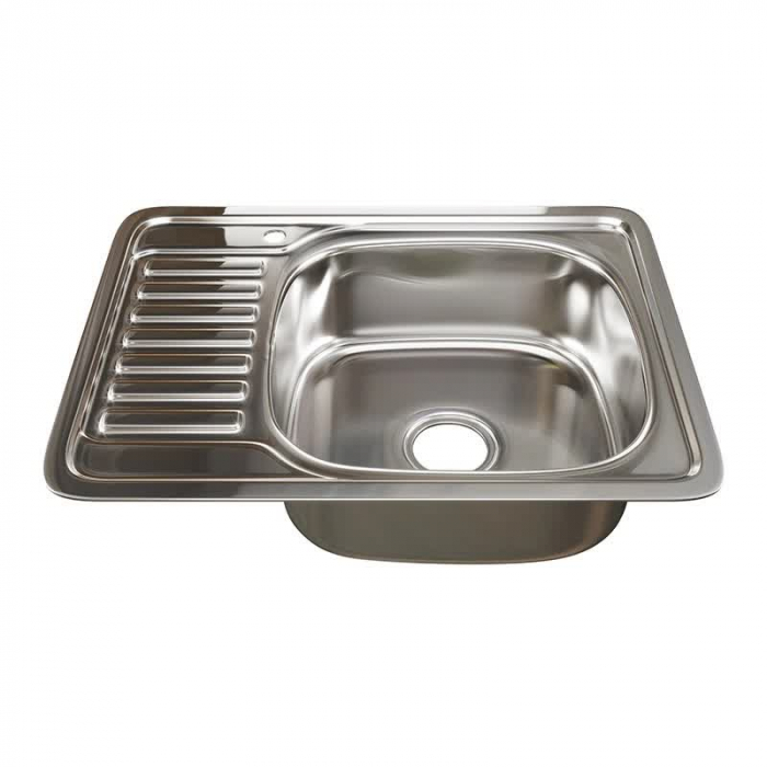 Мойка кухонная врезная MixLine 650x500/160-0,6 R нержавеющая сталь