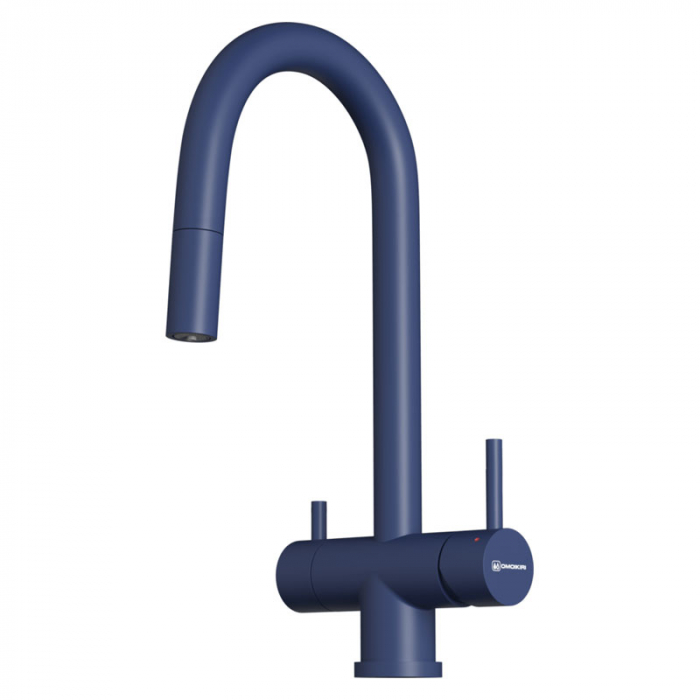 Смеситель для кухни Omoikiri AKITA-S-IB латунь/indigo blue