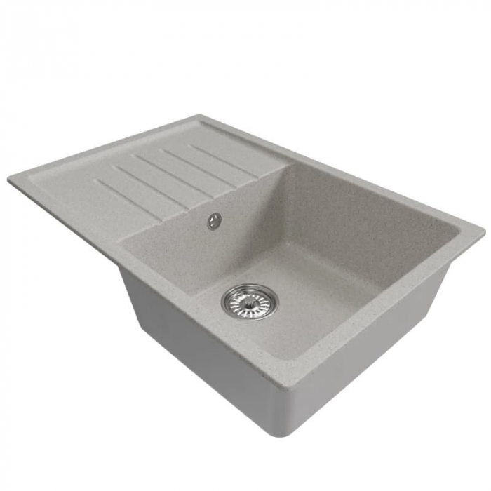 Мойка кухонная композитная MixLine ML-GM19 серая