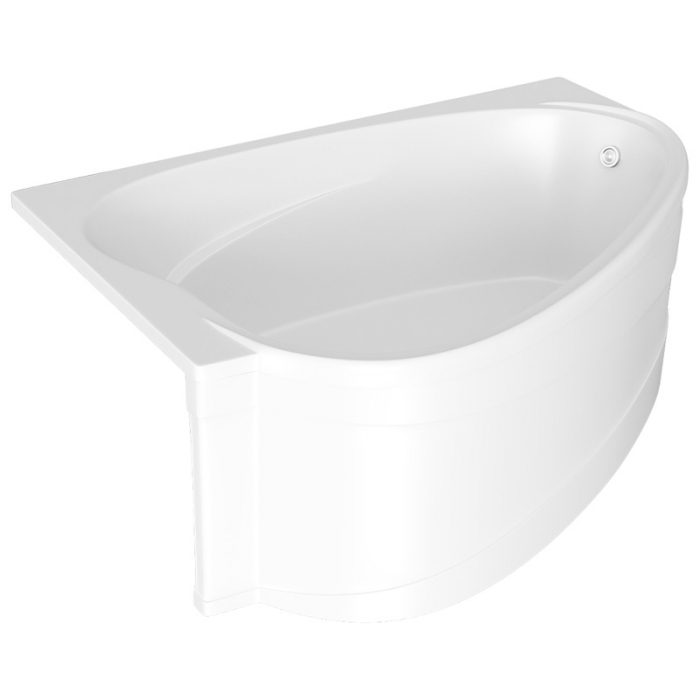 Ванна акриловая MARKA ONE LOVE 185×135 левая