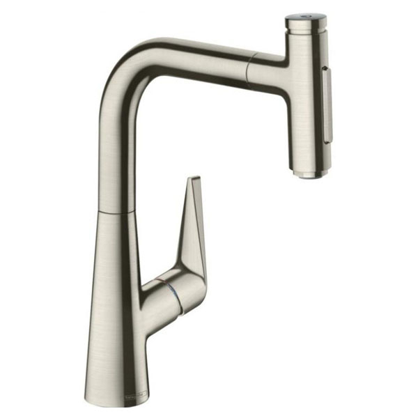 Смеситель для кухни Hansgrohe Talis Select M51 однорукояточный, сталь (73868800)