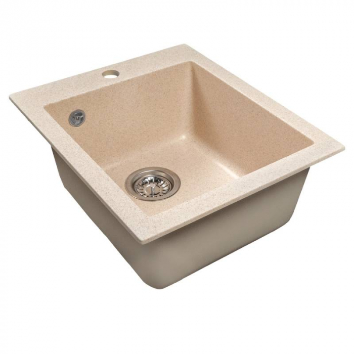 Мойка из искусственного камня MixLine СТАНДАРТ МЛ-ГМС118 492x417/190 бежевый