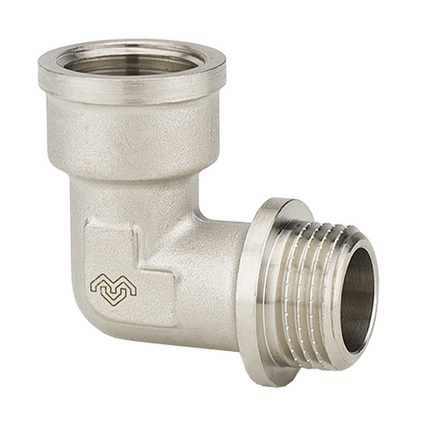 Угольник с упором ВР-НР 1/2" латунь Varmega