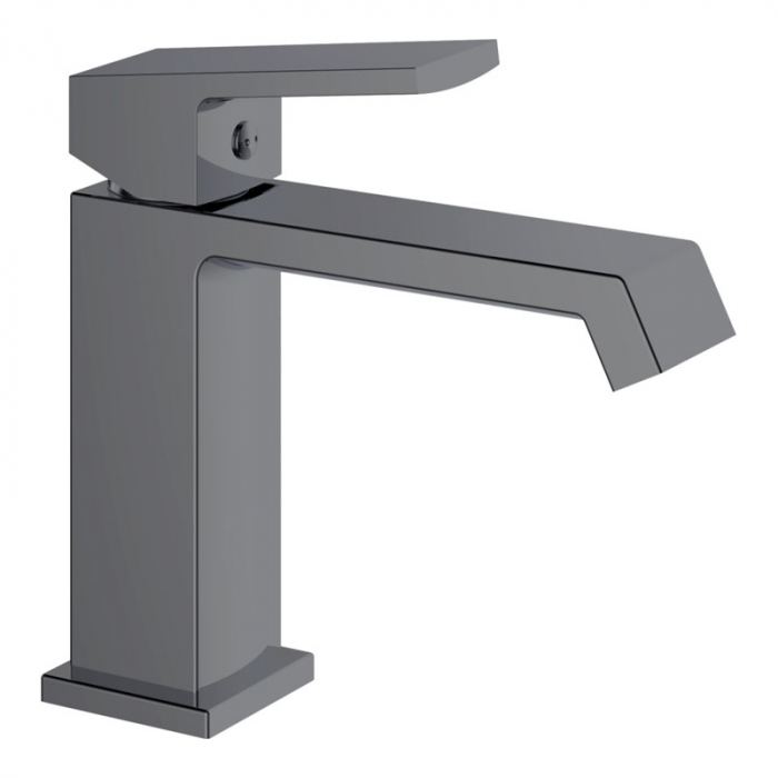 Смеситель для раковины Haiba HB10575-3 однорукояточный, оружейная сталь