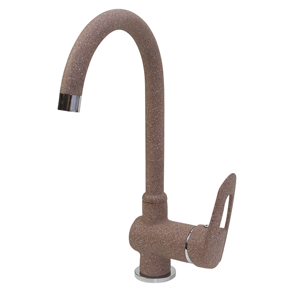 Смеситель для кухни Mixline ML-GS04 (307) однорукояточный, терракотовый