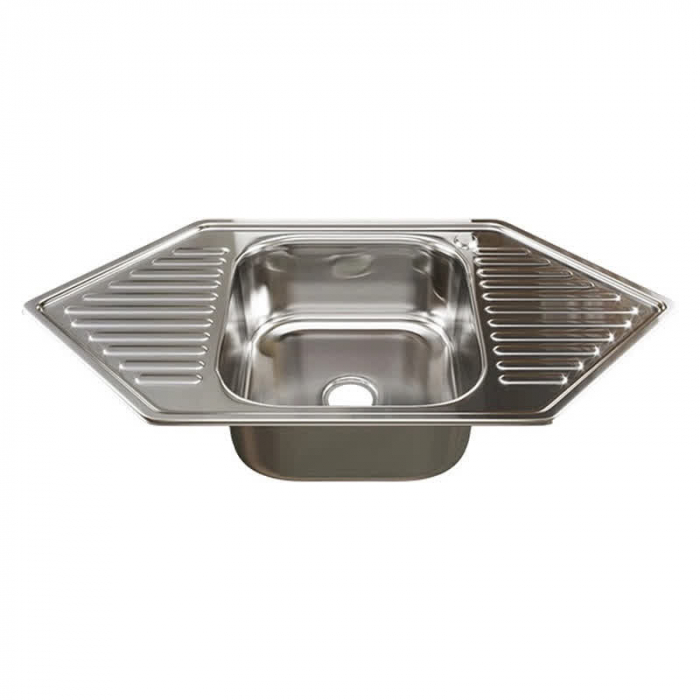 Мойка кухонная врезная MixLine 950x500/180-0,8 нержавеющая сталь