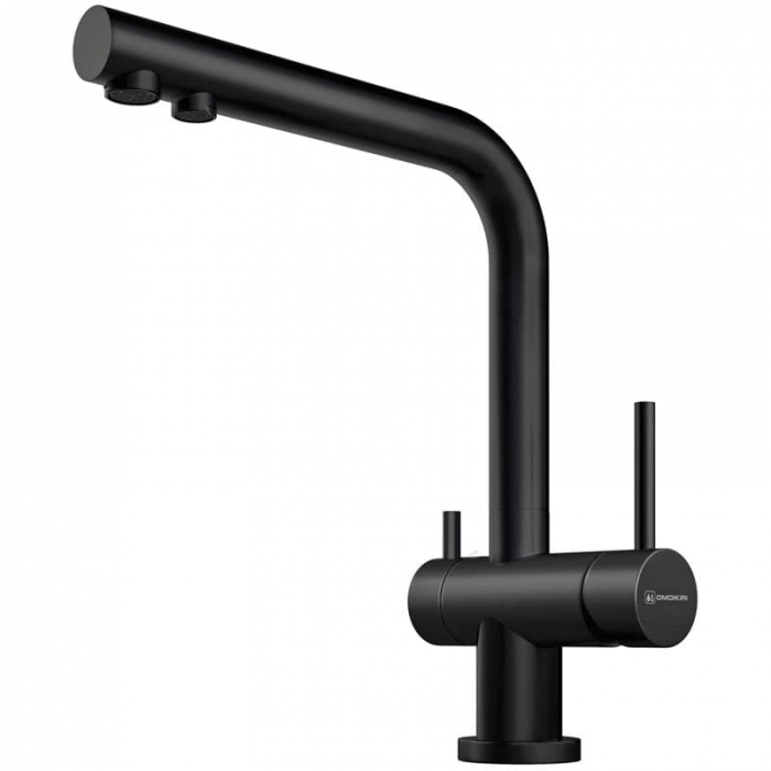 Смеситель для кухни Omoikiri NAGANO-GB однорукояточный, графит