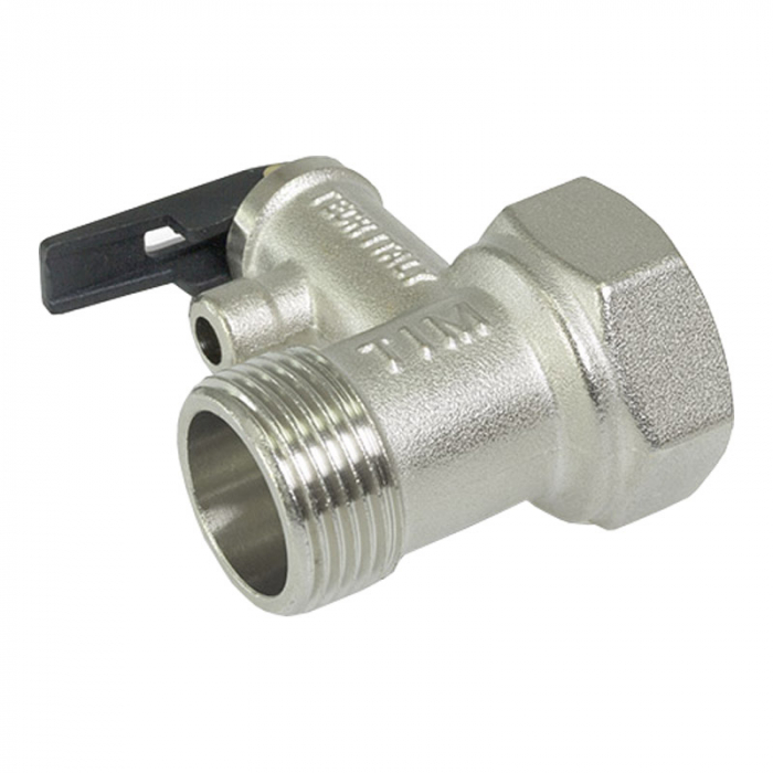 Клапан предохранительный для бойлера с ручкой спуска TIM 3/4" (7 бар)
