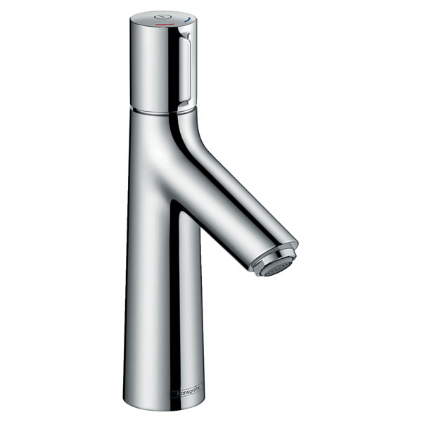 Смеситель для раковины Hansgrohe Talis Select S порционно-нажимной, 100, без сливного гарнитура, хром (72043000)