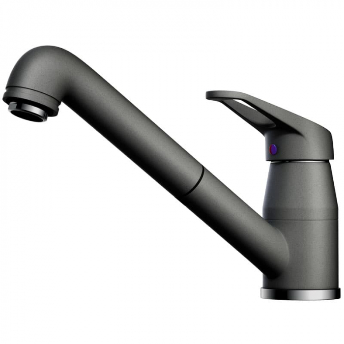 Смеситель для кухни Omoikiri TATEYAMA-S-PL однорукояточный, платина