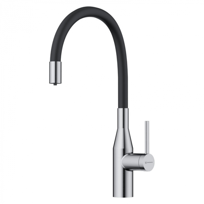 Смеситель для кухни Omoikiri YATOMI-2-PLUS BN-BL латунь/нержавеющая сталь/черный