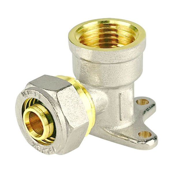 Угольник обжимной с креплением МП-ВР 20-3/4" Valfex